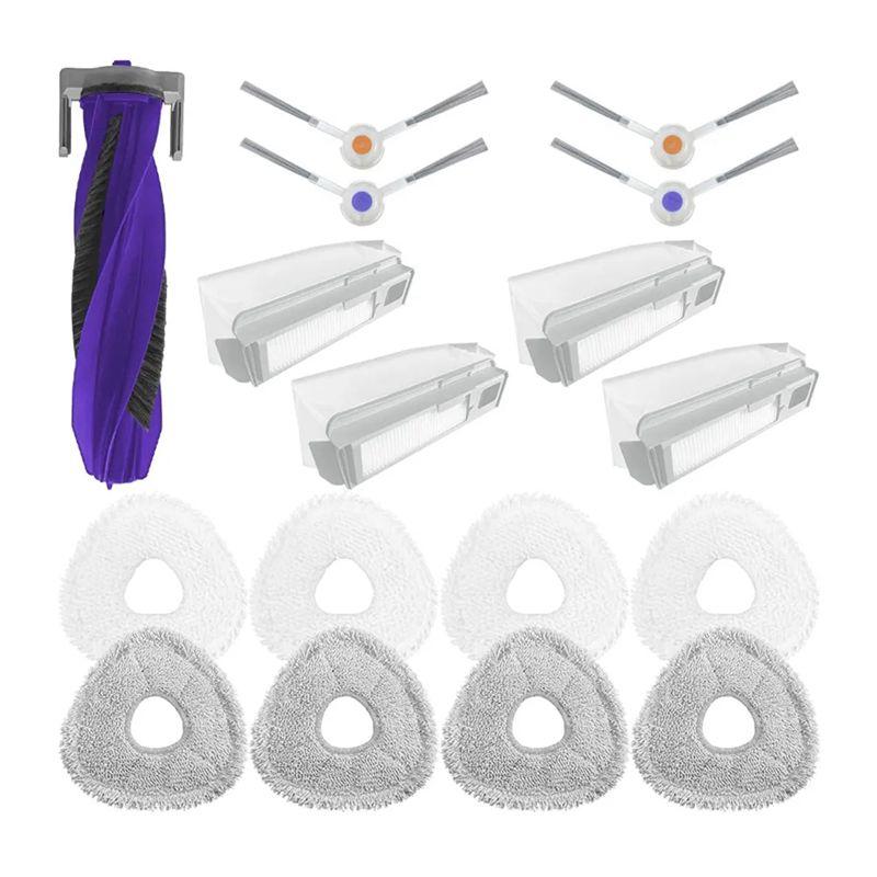 A20F-Accessory Set For Narwal Freo X Ultra / Narwal J4, J4 Lite Replacement Parts Main Side Brush Filter Mop Cloth