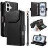 Phone Case for IPhone 16 Pro Max 15 Plus 14 13 12 11 Xr Xs Max 8 7 Se 2 3 Lanyard Magnetic Buckle Card Wallet Flip Leather Cover