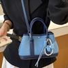 Small-scale Design Hand-held Bucket Bag, Fashionable and Casual Commuting Shoulder Bag with A Slanted Strap