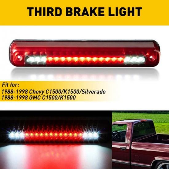 For 88-99 Suburban C/K1500/2500/Silverado Chevy LED Brake 3Rd Cargo Light Lamp