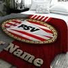 1PC Philips Sport Vereniging Custom Name Patterned Flannel Blanket Suitable For All Seasons for Home Decor Warmth and Comfort Gifts Holiday Present