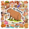 10/30/50PCS Cute Capybara PVC Sticker Aesthetic Decoration Scrapbooking Sketchbook Korean Stationery School Supplies
