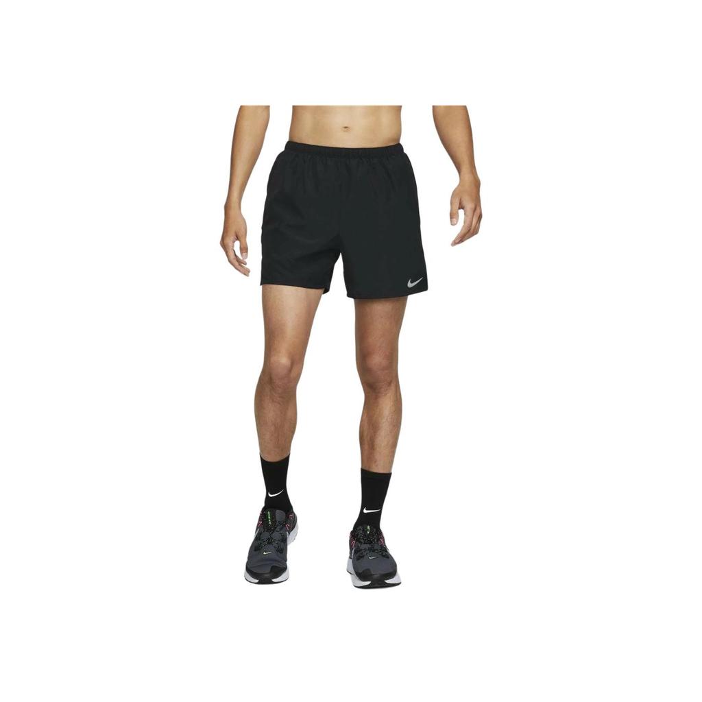 Nike Solid Mid-Waist Casual Shorts Men Bottoms Black CZ9063-010