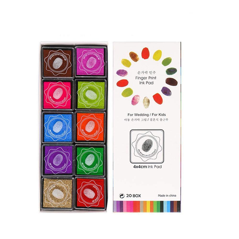 DIY Craft Drawing Tools DIY Sponge Finger Painting Kit Painting Sponge Finger Drawing Inkpad  Kids