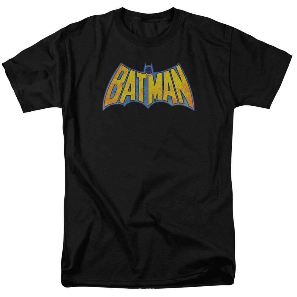 Batman  Distressed Neon Logo  T-Shirt - Regular or Tank - to 6X 3XL