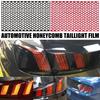 2Pc Car Taillight Honeycomb Sticker PVC Decals Sticker Rear Light Decoration Carbon Fiber Self Adhesive Car Exterior Accessories