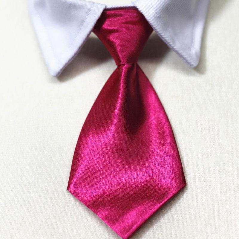 1116 Dog Cat Striped Bow Tie Animal Striped Bowtie Collar Pet Adjustable Neck Tie White Collar Dog Necktie For Party Wedding Tie