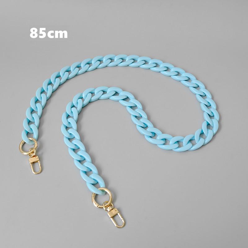 Nová módní žena Kabelka Příslušenství Řetízek Odnímatelný Náhradní Bílá Modrá Kabelka Popruh Ženy Pryskyřice na rameno Roztomilý řetízek na telefon