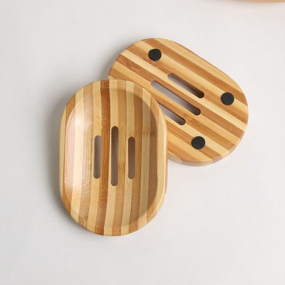 Wooden Soap Tray Bamboo Storage Box Reusable Soap Holder  Bathroom
