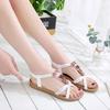 Summer New Women Flat Sandals Bohemia Flat Roman String Beads Sandals with Non Slip Ladies Daily Sandalia for Women