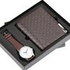 Men's Gift Set: Versatile Quartz Watch & Business Wallet with Various Styles