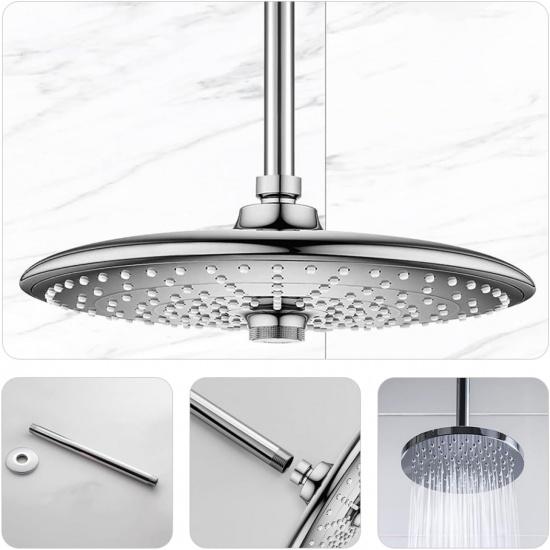 Shower Arm for Ceiling Replacement Shower Head Arm Wall Mount Bathroom Accessory