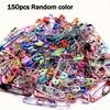 150pcs Vibrant Candy-Colored Safety Pins with Secure Clasp - Small Size for Crafting, Sewing, Apparel & Accessories