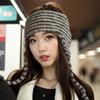 Japanese Hand Knitted Thick Wool Wool Hat Autumn and Winter Riding Ear Protection Bag Head Hat Lei Feng Hat Knitted Hat Trendy and Cool