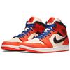 Air Jordan 1 Retro Mid SE Team Orange Herren Sneaker Schwarz 852542-800