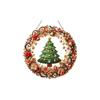 Diamond Art Hängeornament Kit Türkis Weihnachtsbaum, Halloween Weihnachten Thanksgiving Haus Tür Dekor Basteln