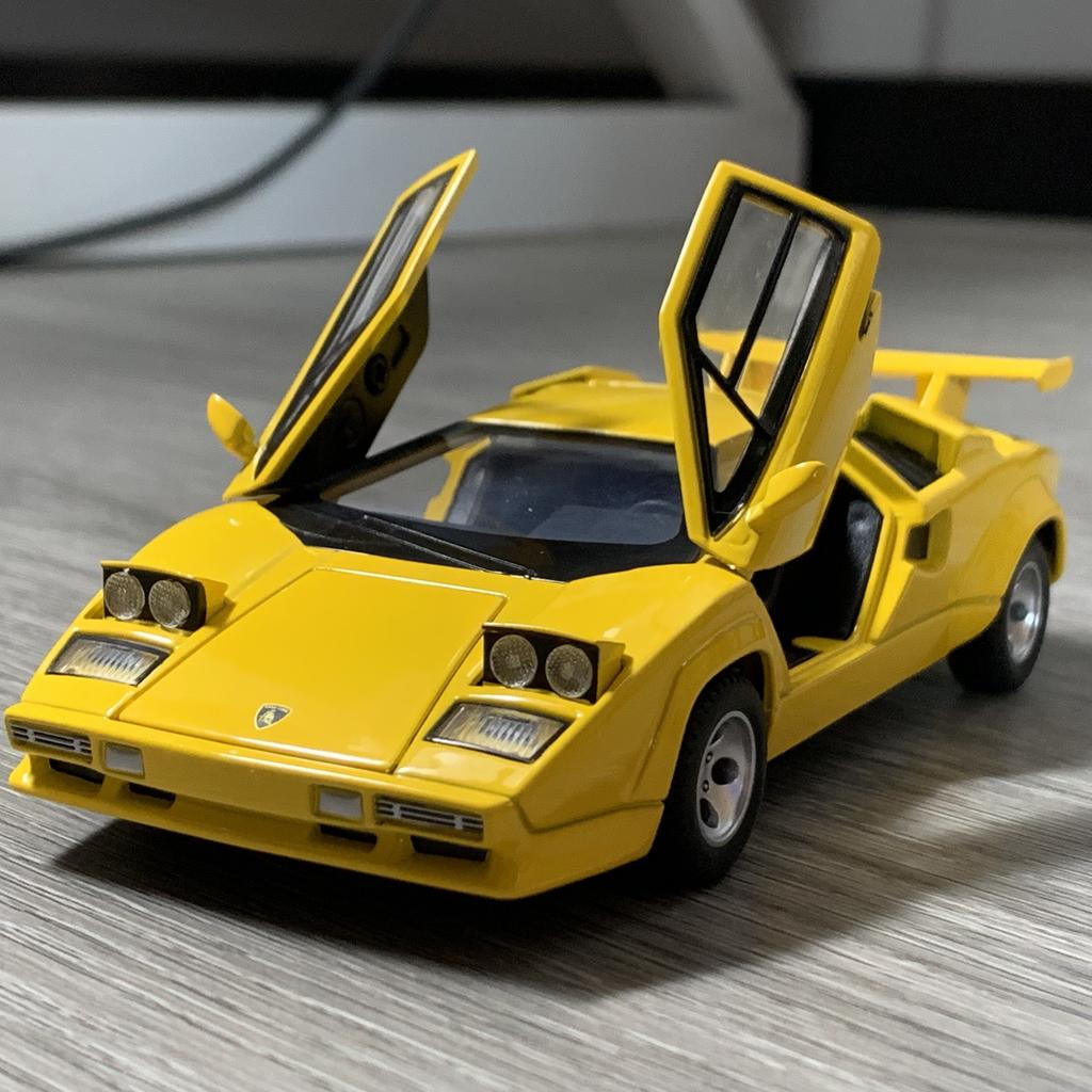 1:32 Lamborghini Countach LP500S Diecast Model Toy Cars for Children Miniature Vehicle Boys Toy Car Games Children Children Toys