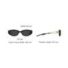 Gentle Monster Cat Eye Sunglasses With Adjustable Degree Unisex Sunglasses Black KUNST01GD