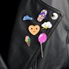 Cute Cartoon Brooches Women Enamel Pins Slipper Balloon Ice Cream Icon Bag Hat Jackets Shirt Lapel Pin Men Badge Fashion Jewelry