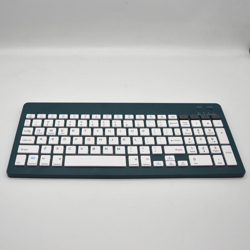Dual-Mode Wireless Bluetooth & 2.4G Silent Keyboard for Business and Home Use
