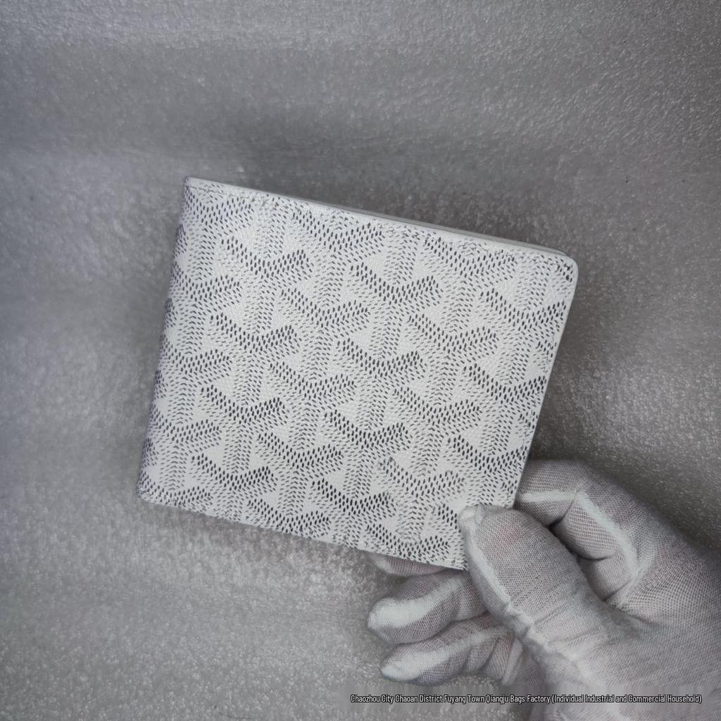 2025 Trendy Dogtooth Wallet: Goyard Style, Multi-Card Slots, Versatile European & American Fashion Accessory.