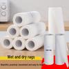 Torchon de cuisine dégraissant à double usage – Lavable, Absorbant, Tissu non tissé jetable pour nettoyage à sec et humide