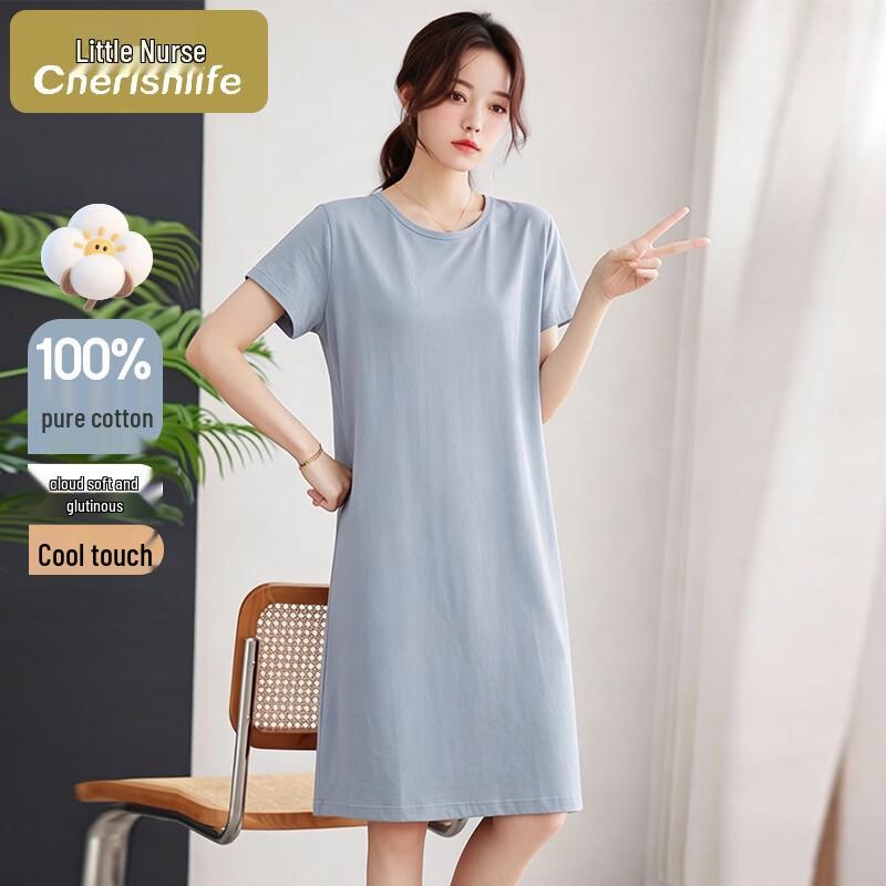 Women s Pure Cotton Cool Nightgown 165/95