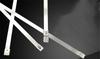 STK Stainless Steel Cable Ties, Outdoor Use, Durable, Weatherproof, Corrosion Resistant (4.6*1100mm, 100-Pack)