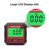 Electronic Digital Inclinometer Magnetic Level Angle Ruler Mini Protractor Slope Meter Angle Measurement