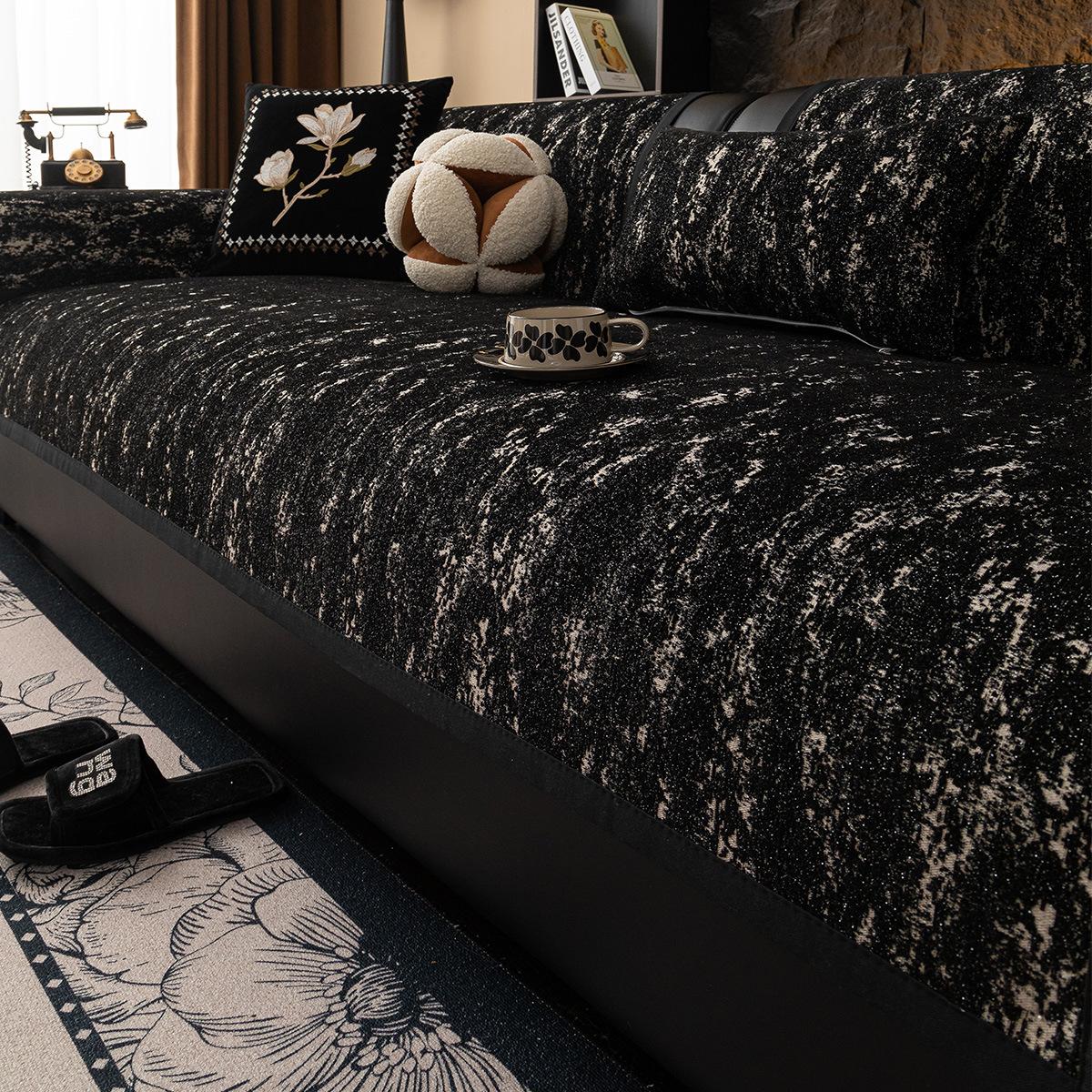 

Sofa Cushion, Universal In All Seasons, Non-Slip, Solid Color, High-End Seat Cushion, French Straight Row Sofa Cover, Cover Cloth, Backrest Towel 70*70cm