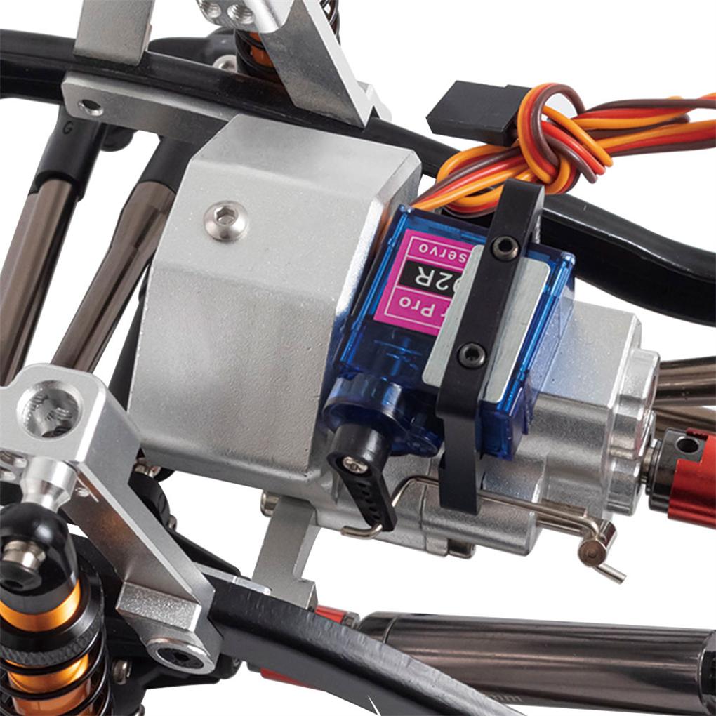 1/10 RC Car Aluminum Alloy Frame For 1/10 Axial SCX10 RC Car Accessories Replacement Part Strong Upgrade With Shock Absorption