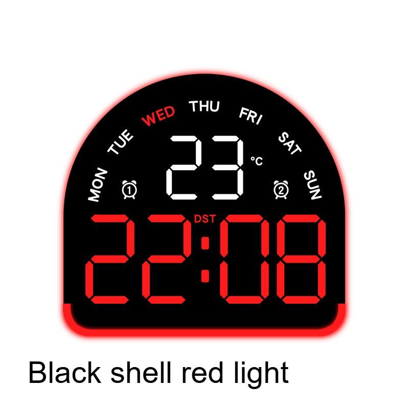 Nordic LED Display Electronic Alarm Clock Creative Ambient Light Multi-functional Decorative Table Clock Bedroom Wake-up Watch