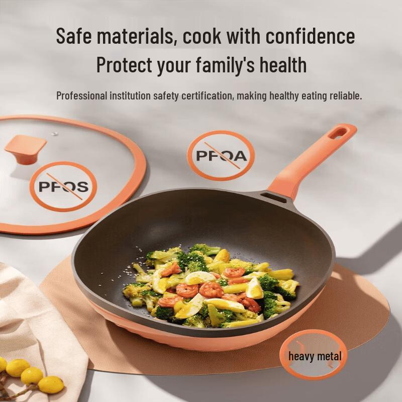 SUPOR 32cm Titanium Non-stick Smokeless Wok