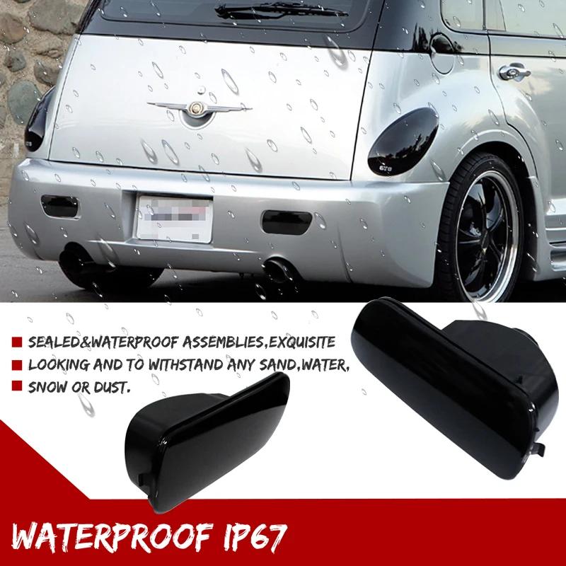 Car Rear Bumper Reflector Tail/Brake Light Backup Reverse Light Housings For Chrysler PT Cruiser 2006-2010 No Bulb / Socket