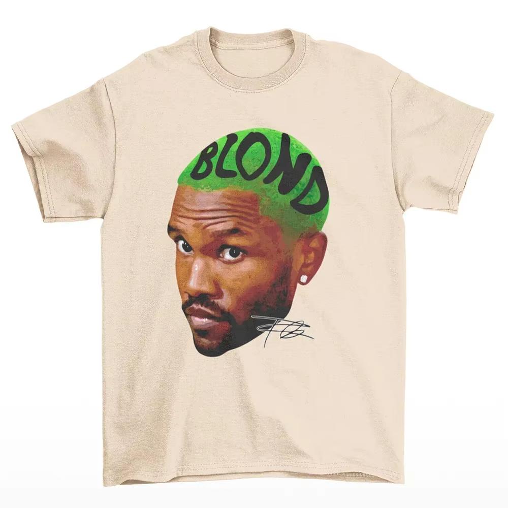 Frank Ocean Japan Style Graphic 100cotton Unisex Shirt Short Sleeve Mens Summer Y2k Hip Hop ONeck Fashion Oversized Tshirt