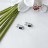 Silver Earrings with Natural Sapphire 2.363ct (2150527)