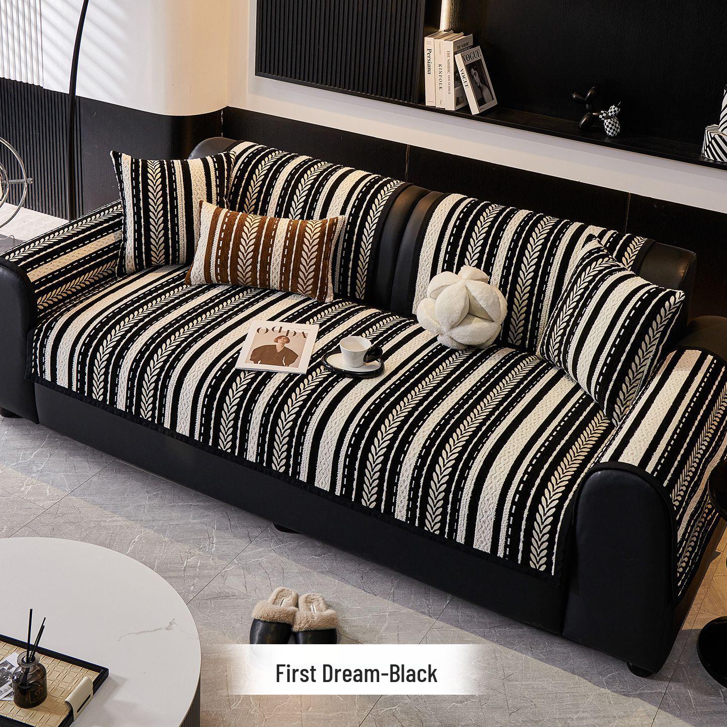 Универсальный противоскользящий чехол-подушка для дивана из велюра - Высококачественный сезонный чехол 2025 45x45cm Pillowcase