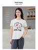 Spring-Summer Women's Casual Crew Neck Short Sleeve Solid Color Loose T-Shirt