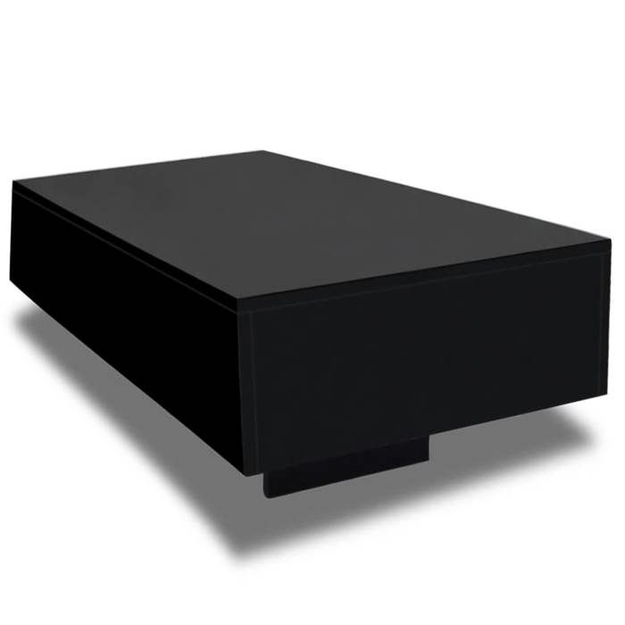 VidaXL Coffee Table High Gloss Black