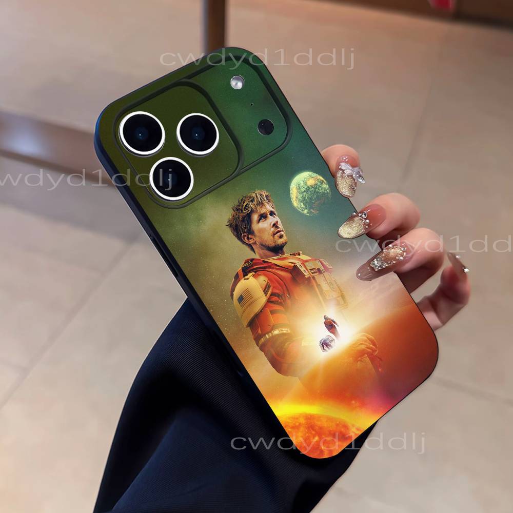 R-Ryan Gosling P-Project Hail Mary Für iPhone 17,16,15,11,12,14,13 Pro Max Mini XS,XR,7 Plus 16E Air Soft Schwarze Handyhülle