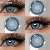 Eyes 1 Pair Colored Contact Lenses For Eyes Korean Brown Contact Lenses 14.5mm Big Eye Lenses Annual Student Beauty