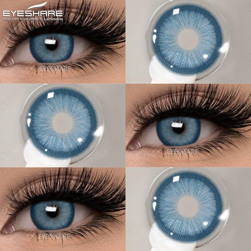 Eyes 1 Pair Colored Contact Lenses For Eyes Korean Brown Contact Lenses 14.5mm Big Eye Lenses Annual Student Beauty