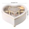 Heart Shaped Dance Ballet Music Box Jewelry Spinning Music Box Gift Present 3