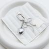 Bowknot Alloy Charm Keychain Bag Ornament Fashion Handbag Ornament Key Charm Alloy Texture Suitable for Various Occasion