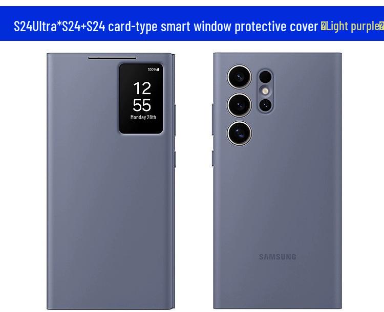 Husă Oglindă Inteligentă Samsung pentru Galaxy S24 Ultra, Note20 Ultra, S23 Ultra