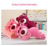 Strawberry Hugging Pig & Little Bear Plush Toy Blanket – Dual-use Nap & Travel Comfort for Kids