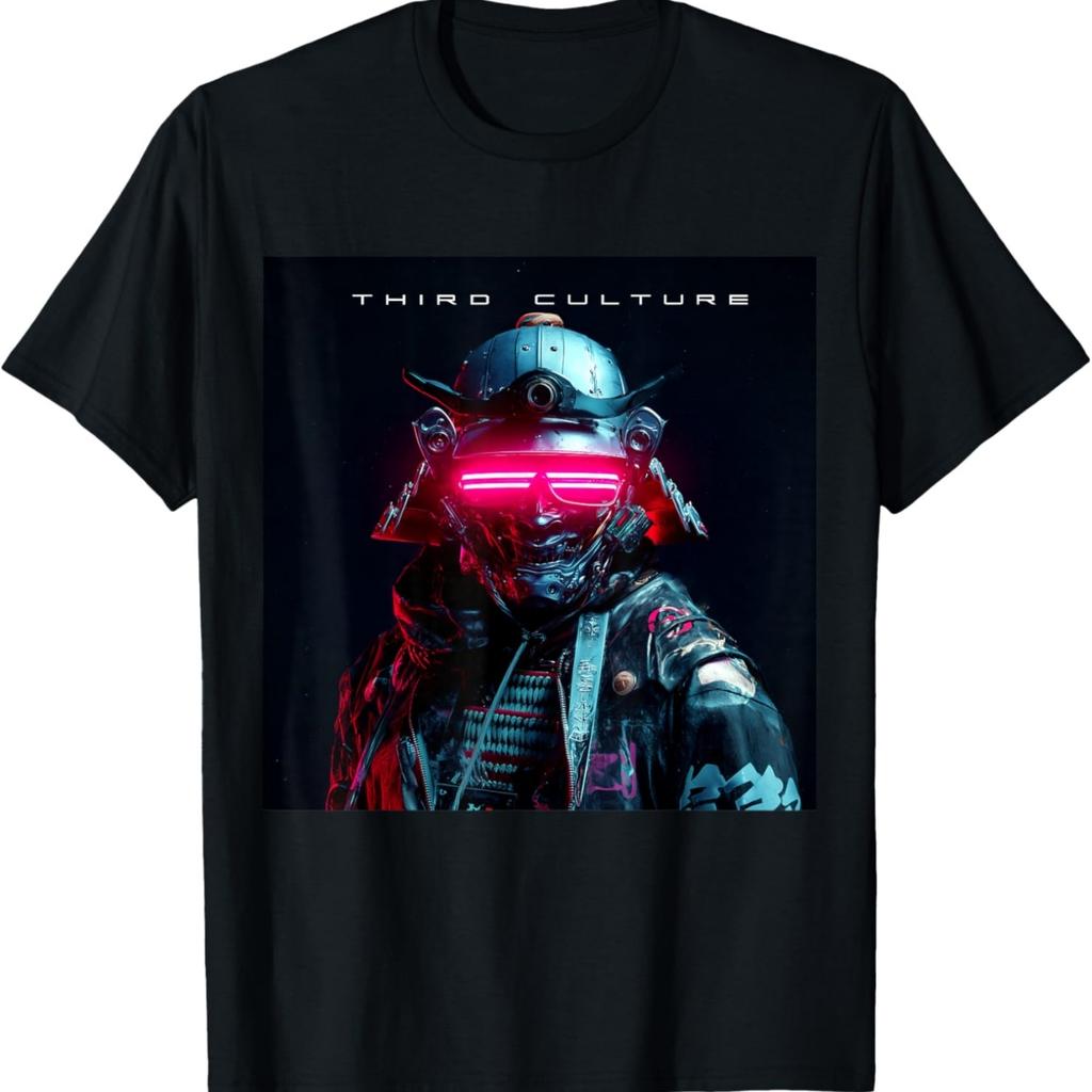 Cyberpunk Samurai Two Laser Eyes T-Shirt