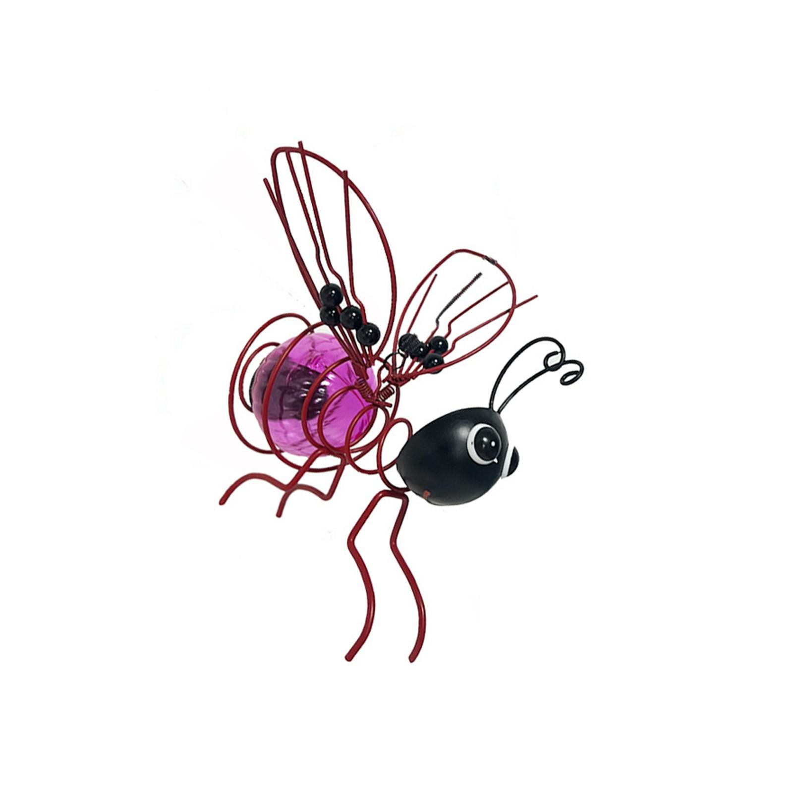 

Hanging Luminous Insect Decor — Outdoor Glowing Art To Illuminate The Ambiance Of Yards, Trees, And Porches фіолетовий