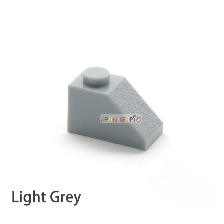 Non-Toxic 500Pcs Diy Building Blocks Thick Figures Bricks Slope 1X2 Dots Educational Creative Size Compatible With 3040 Toys For Children