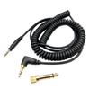 Spring Coiled Cable Over Head Earphone Cord Wire For Technics EAH-DJ1200